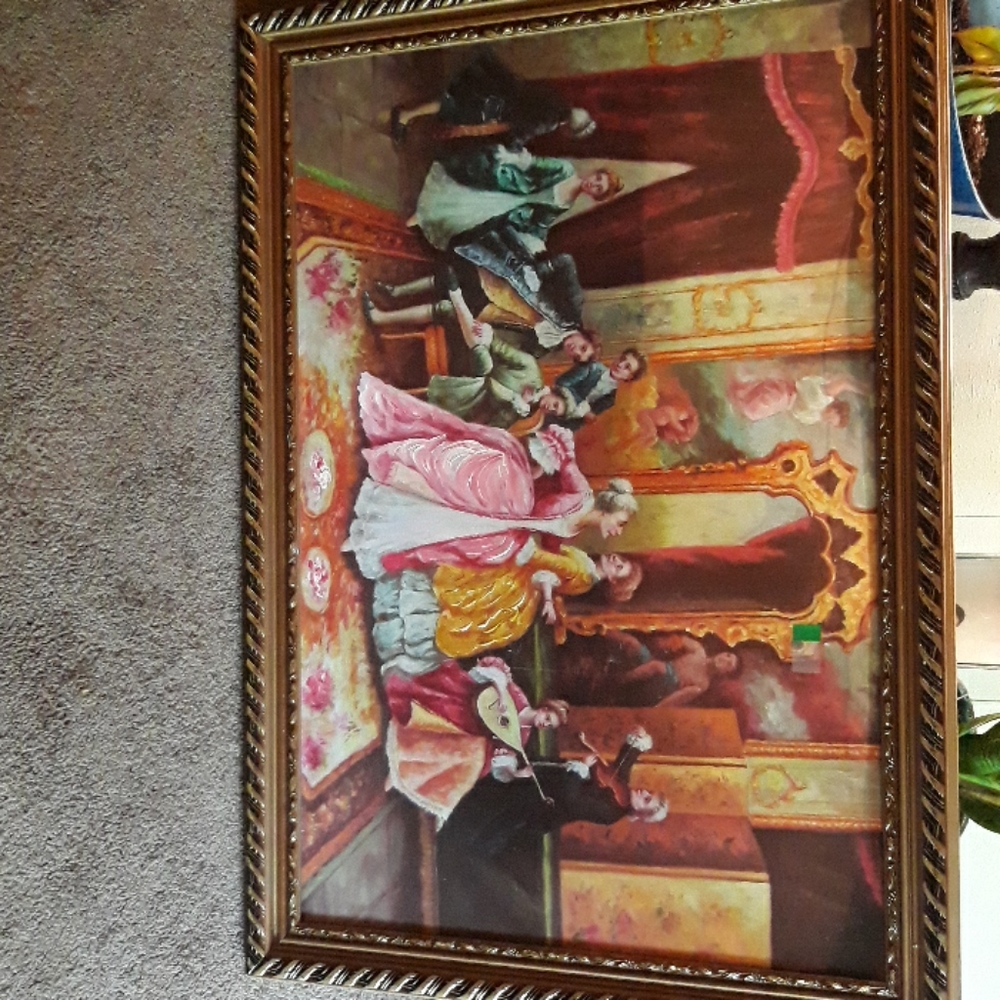 Canvas painting